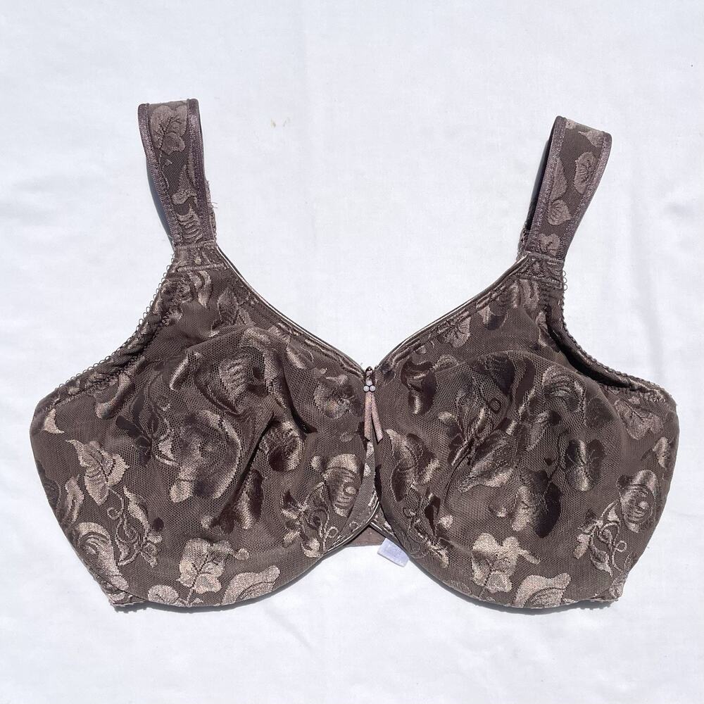 Wacoal Bra 32DDD Awareness Lace Underwire Brown 85567